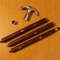 Vintage Handmade Style Brass Anchor Head Handle Wooden Walking Stick Cane Gift