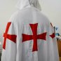 Medieval Crusader Templar Tunic Knight white Surcoat Cloak cosplay costume cloth