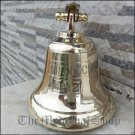 Victorian Brass Ship Bell Titanic Bell 1912 London Hanging Nautical Wall Decor
