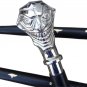 New Brass Head Handle Jocker Canes Silver Vintage Black Cane Walking Stick 39"