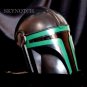 Mandalorian Helmet Liner LARP  Black Green The Black Series Boba Fett Helmet