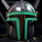Mandalorian Helmet Liner LARP  Black Green The Black Series Boba Fett Helmet