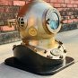 Diving Helmet Black Wooden Base 18" Diving Helmet Black Wooden Stand Gift