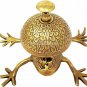 Solid Brass Frog Style Desk Nautical Bell Hotel Counter Reception Service Bell