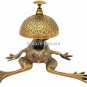 Solid Brass Frog Style Desk Nautical Bell Hotel Counter Reception Service Bell