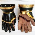 Medieval Armor Steel Gauntlets Late Gothic Knight Finger Gloves SCA LARP Gift
