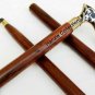 Antique Style Victorian Cane Wooden Walking Stick Vintage Designer Brass Handle