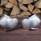 Medieval Knight Armor Knee Guard With Leather Belt Knee Protection Armour Medieval Knight Armor Knee Guard With Leather Belt Knee Protection Armour