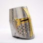 Medieval Great Bucket Helmet Knights 20G Steel Templar Crusader Helmet with Stan