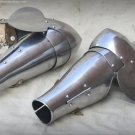 Halloween Medieval Armor Suit Knight Armor Steel Larp bracers with Elbow Guard