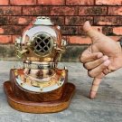 New mini diving helmet 6" diving divers helmet Marine scuba helmet base new