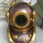 Antique diving divers helmet ~Deep Sea Scuba ~Mark V Heavy Pipe Diving Helmet