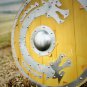 Shield Medieval Warrior Wooden Viking Shield Round Shield Dragon Face shield