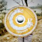 Shield Medieval Warrior Wooden Viking Shield Round Shield Dragon Face shield