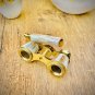 Solid Brass Opera Binoculars Telescope Mother of Pearl Opera Glasses Binocular Spyglass Telescope