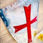 Medieval Templar Shield Steel Wall Decor Heater Shield/ gladiator mask Halloween gift for him