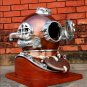 Boston scuba diving helmet with Wooden Base and hanging weight