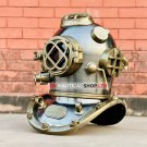 United states navy mark V divers helmet - scuba diving helmet - Boston diving helmet -