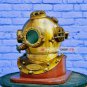 18" Inch scuba diving divers helmet - U.S navy mark V deep sea helmet -