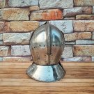 Authentic Medieval Close Armour Helmet - Knight Steel Helmet for Reenactment -