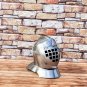 Medieval Close Steel Armour Helmet - Knight Steel Helmet for Reenactment -