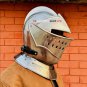 European Closed Helmet - Medieval Knight Helmet - Larp Fancy Armour Costume Dress