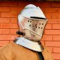 European Closed Helmet - Medieval Knight Helmet - Larp Fancy Armour Costume Dress