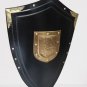 Medieval Knight Armor Shield, Medieval Knight Blackened Shield