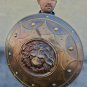 Medieval Lion Face Shield ~ Battleward Warrior Metal Shield ~ Knight's Collectibles Shield Home