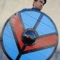 Lagertha Shieldmaiden Viking Shield Wooden Cosplay Shield Medieval Round Wooden Shield Wall Art
