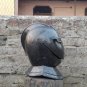 Halloween Savoyard helmet with stand- Medieval Knight Helmet - Larp Fancy Armour Costume