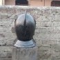 Halloween Savoyard helmet with stand- Medieval Knight Helmet - Larp Fancy Armour Costume