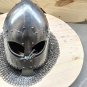 Halloween Viking chainmail Helmet, medieval maille Helmet, riveted chainmail Helmet fo