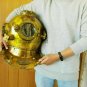 18" Divers Helmet Diving Helmet U.S Navy Mark V Deep Sea Antique Scuba Vintage