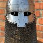 Medieval Steel Viking Vendel Helmet With Chainmail, SCA/ LARP Helmet Best Gift