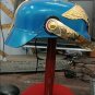 Pickelhaube Helmet Militaria Leather Prussian with stand German blue Imperial