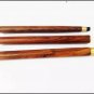Vintage Black & Brown 3 Fold Wooden Walking Stick Cane Lot Of 2(Stick Only) Gift