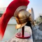 Medieval knight Spartan Helmet with Stand~ 300 Movie Replica Helmet w/ Leather Liner