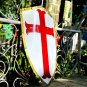 Templar Shield ~ Medieval Steel Knight Shield ~ Holy Cross Shield