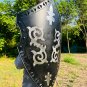 Templar Shield ~ Medieval Steel Blackened Shield