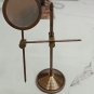 Brass Antique Finish Magnifier Nautical Magnifying Glass Working Table