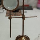 Brass Antique Finish Magnifier Nautical Magnifying Glass Working Table