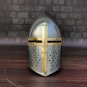 Templar helmet, Templar Knight helmet with Mason's Brass Cross, Medieval crusader