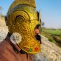 Medieval Steel Theoden Rohan King Helmet/LOTR Eleven Helmet Larp Knight