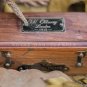 Vintage Brass Telescope with Wood Box -W. Ottway London 1915