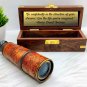 Nautical Brass Telescope Personalized Working Telescope Handmade