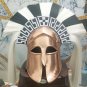 Medieval Greek Corinthian Helmet with stand Knight LARP Re-enactment Armor Ancient Wearable Helmet