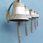 Personalized Shiny Brass Ship Bell Engraved Brass Maritime Bell Handcrafted Bell Christmas