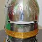 Medieval Knight European Closed Helmet Armor 18G Steel German Helmet With Stand