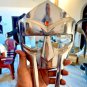 Gladiator Face Mask MF DOOM Mask Mad villain Mild Steel Face Armor Knight larp item